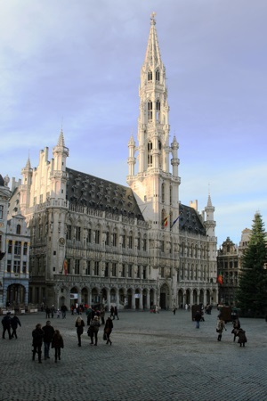 Brussels town hall in Grand Place, Brussels
